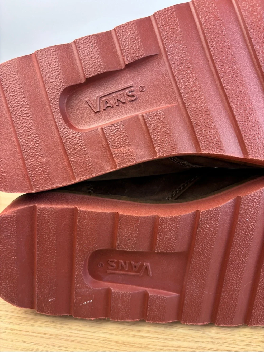 Vans Desert Chukka Boots in the (Leather) Brown‎ / Burnt Henna Mens 6.5 NEW